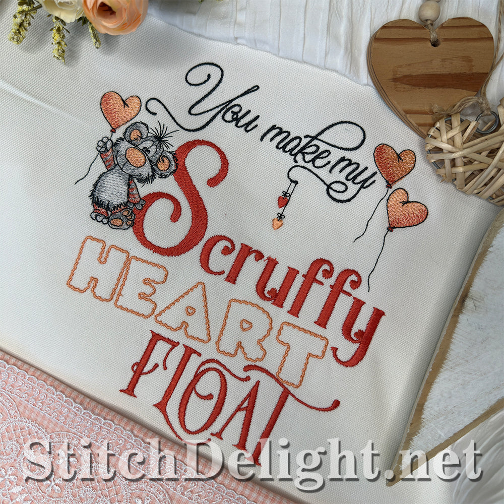 SDS4681 Scruffy Love Quote