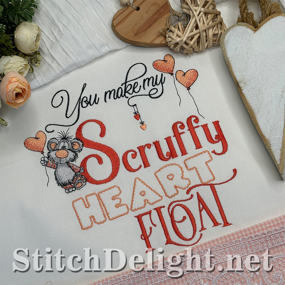 SDS4681 Scruffy Love Quote