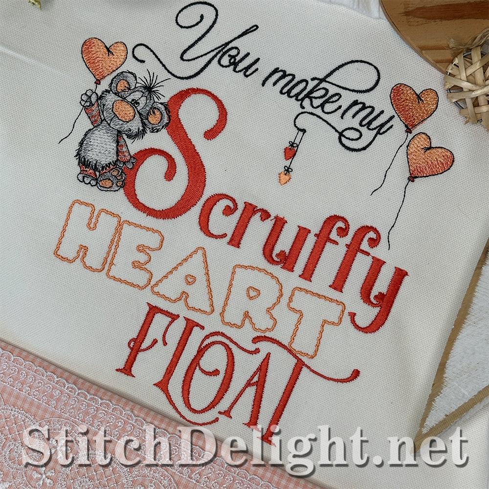 SDS4681 Scruffy Love Quote