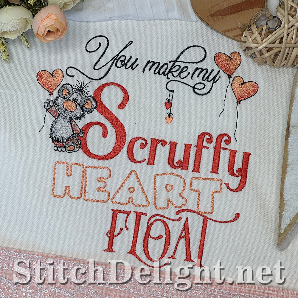 SDS4681 Scruffy Love Quote