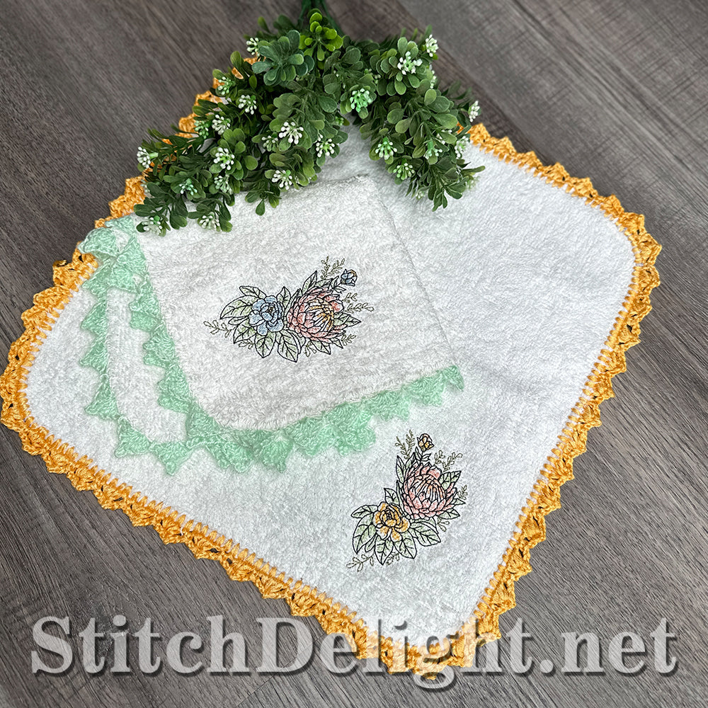 SDS4688 Facecloth Flowers
