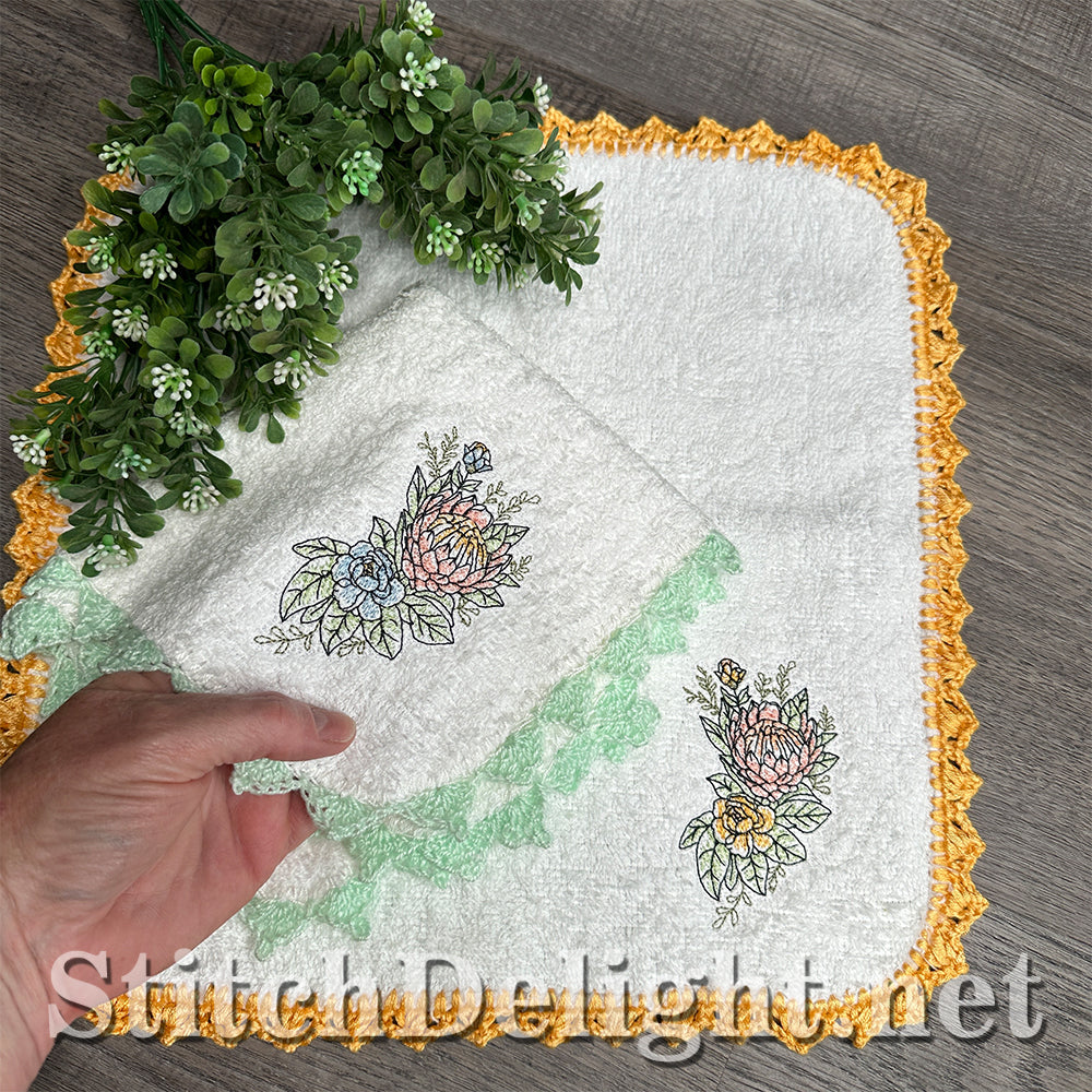 SDS4688 Facecloth Flowers