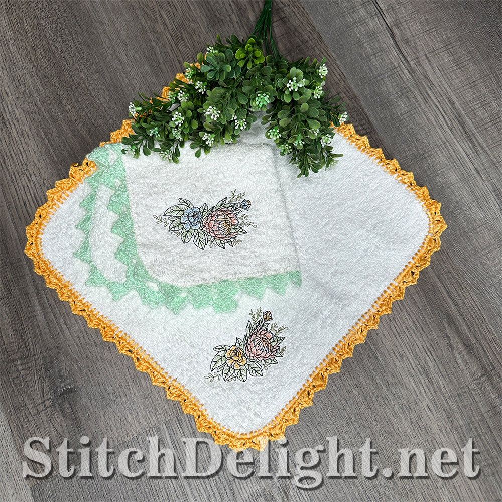 SDS4688 Facecloth Flowers