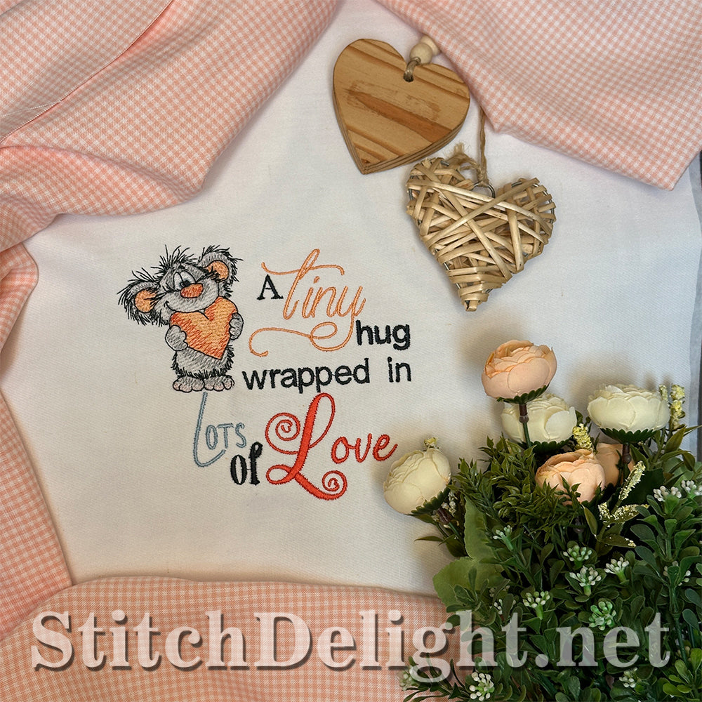 SDS4690 Big Heart Scruffy Bear