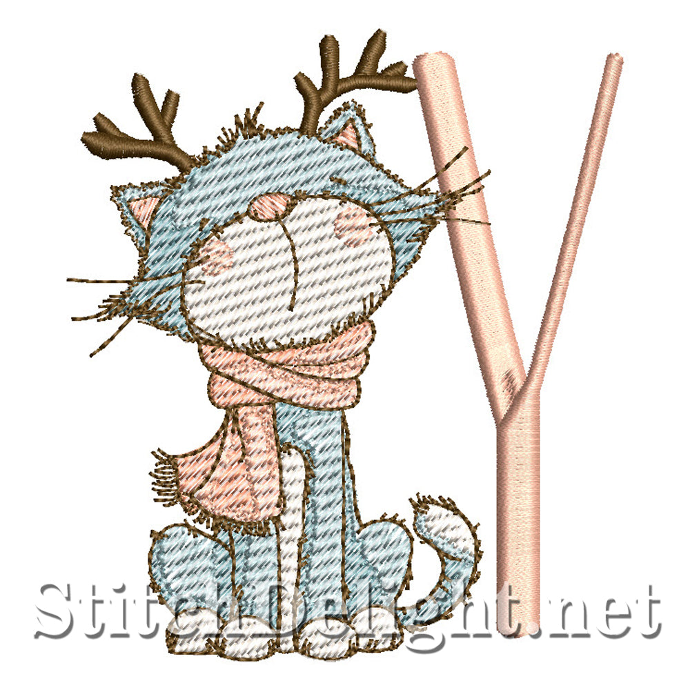 SDS4726 Purrfect Christmas Font Y