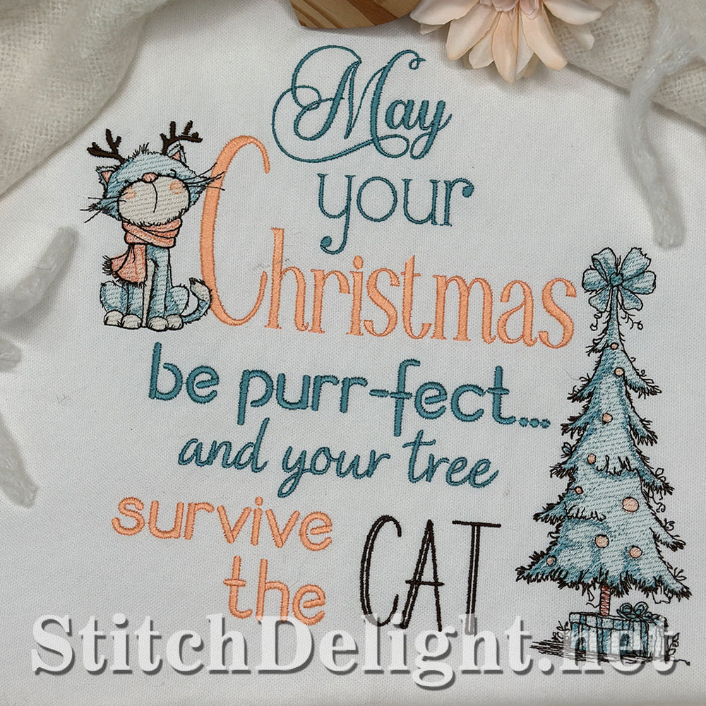 SDS4728 Purrfect Christmas