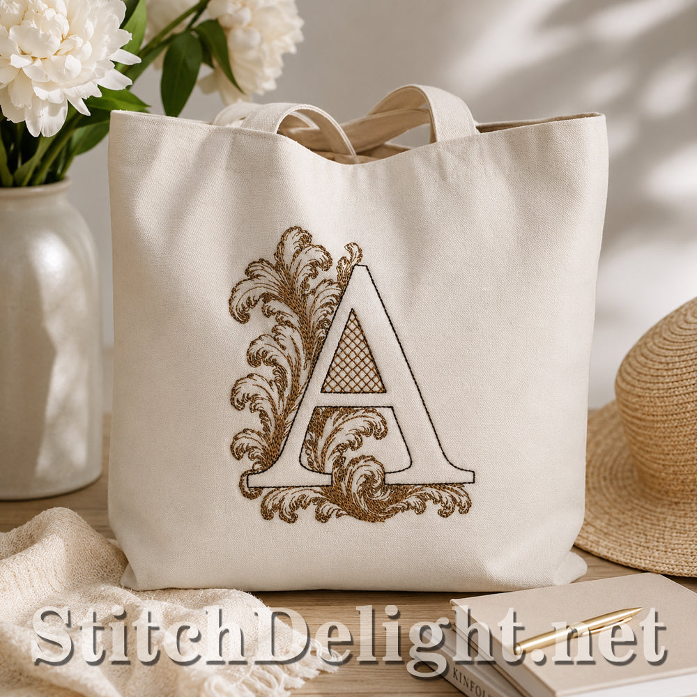 SDS4778 Ornate Acanthus Monogram Font