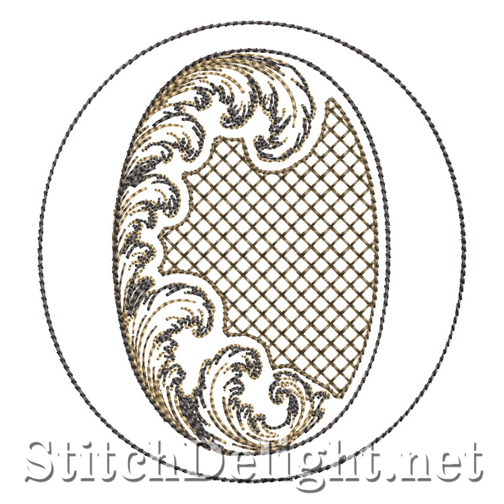 SDS4778 Ornate Acanthus Monogram Font