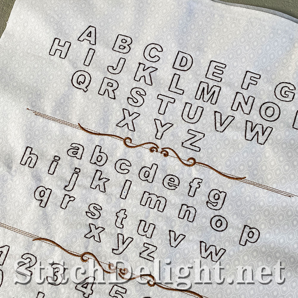 SDS4779 Classic Block Font