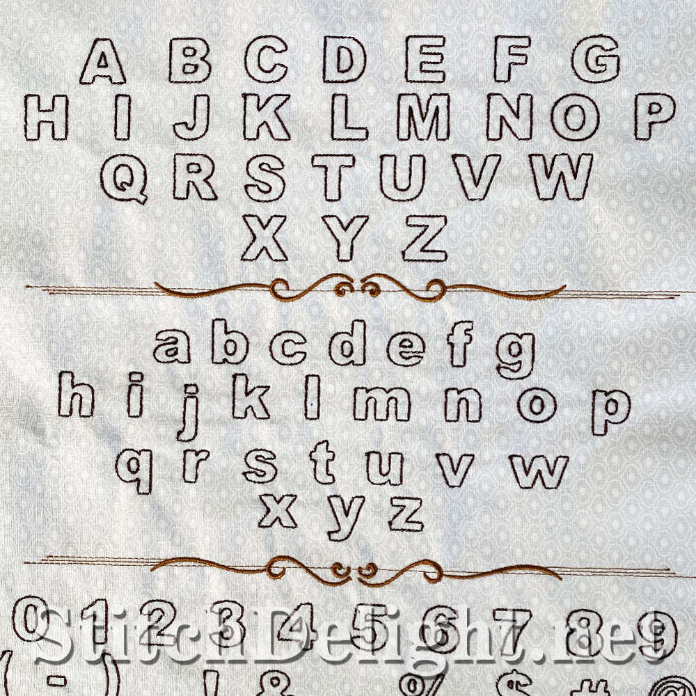 SDS4779 Classic Block Font