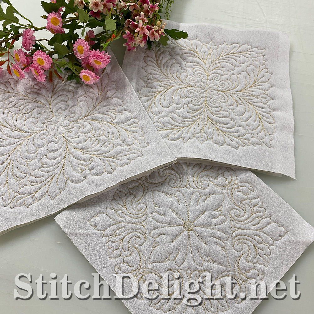 SDS4783 Gilded Acanthus Quilting set