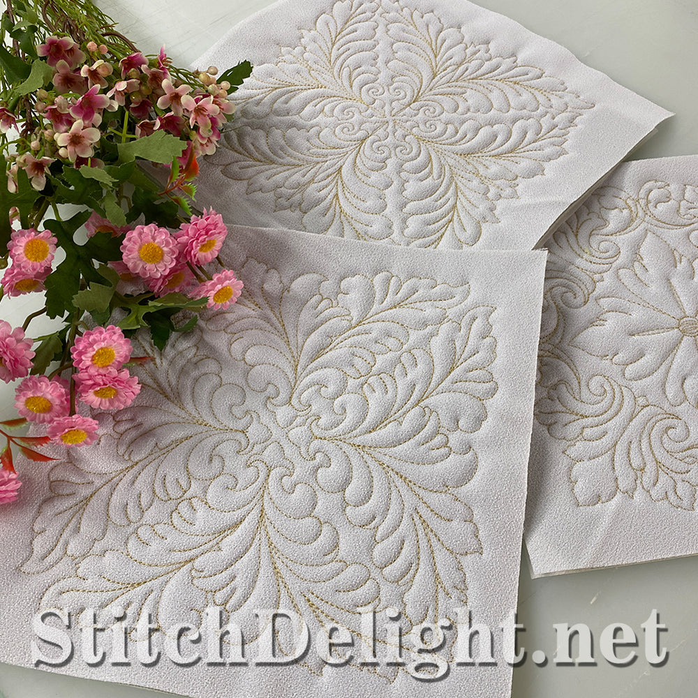SDS4783 Gilded Acanthus Quilting set