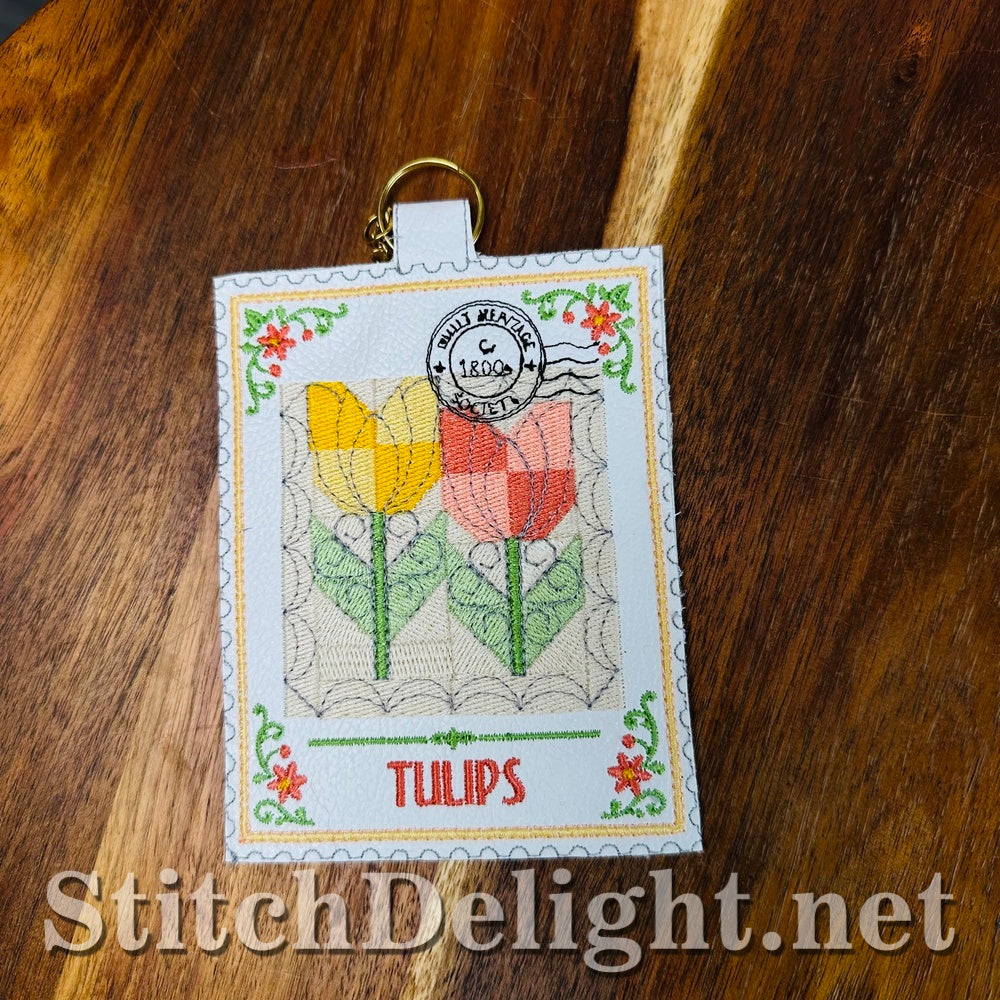 SDS4888 Tulip Quilt Stamp Vol 3 Stamp 12