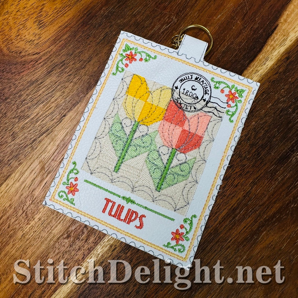 SDS4888 Tulip Quilt Stamp Vol 3 Stamp 12