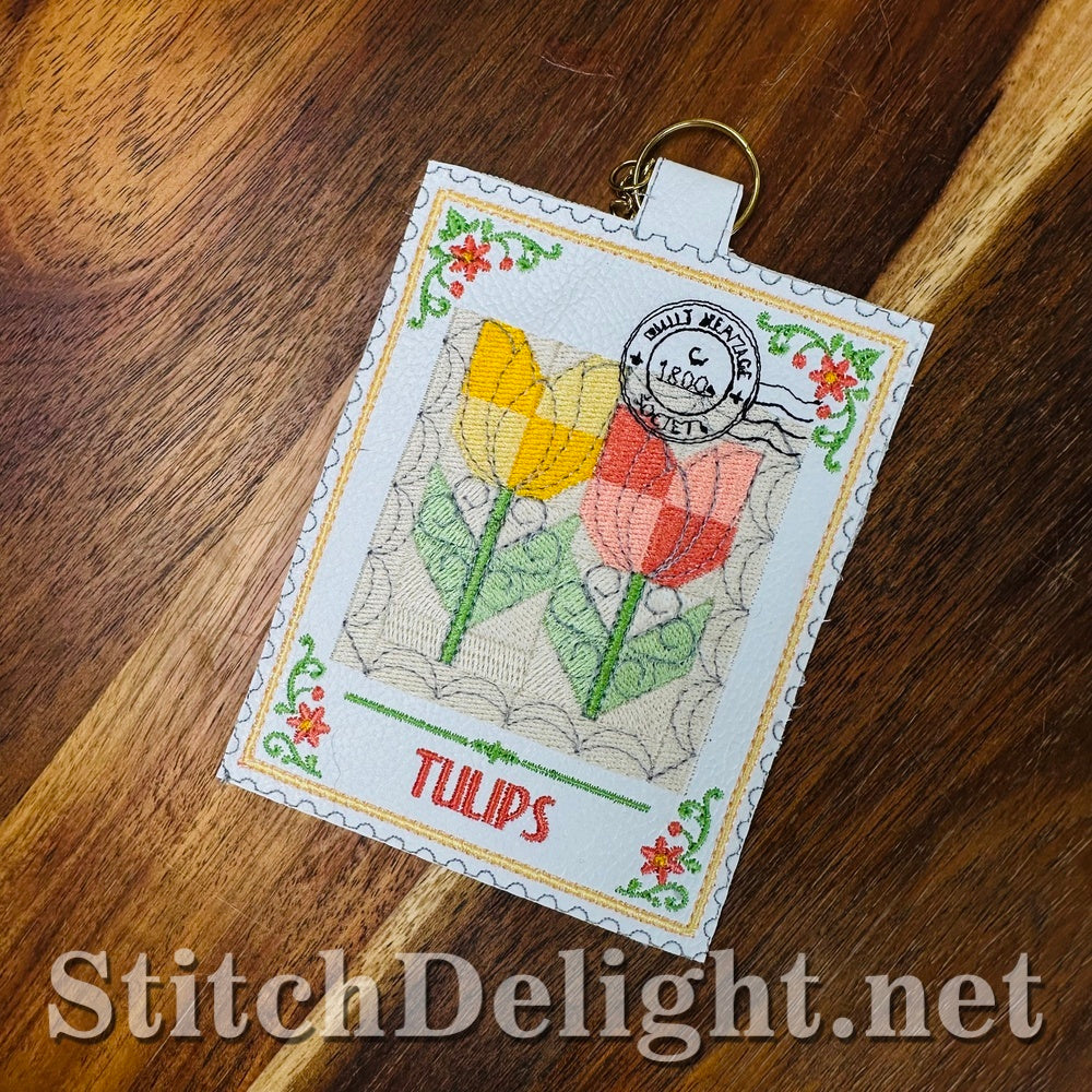 SDS4888 Tulip Quilt Stamp Vol 3 Stamp 12