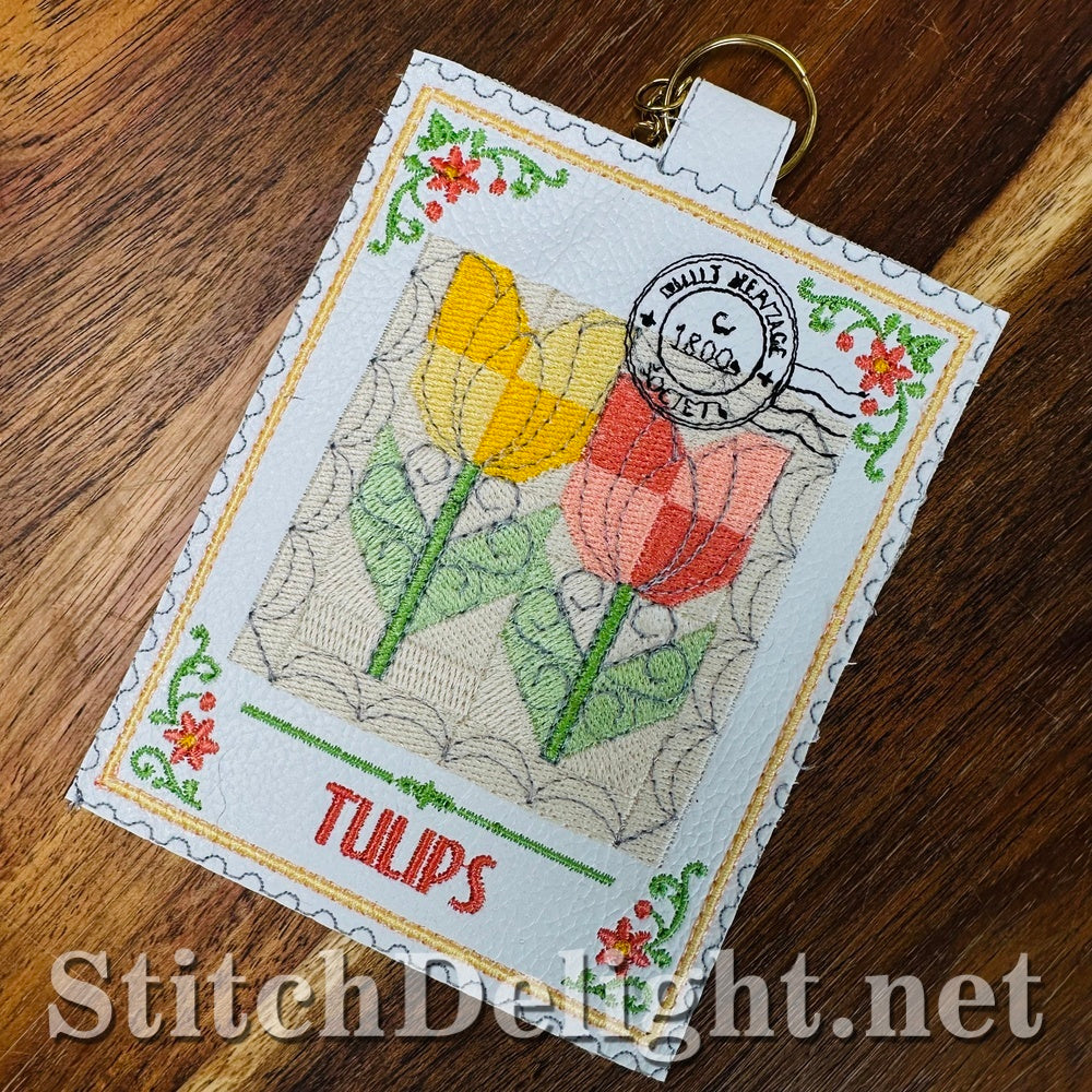 SDS4888 Tulip Quilt Stamp Vol 3 Stamp 12