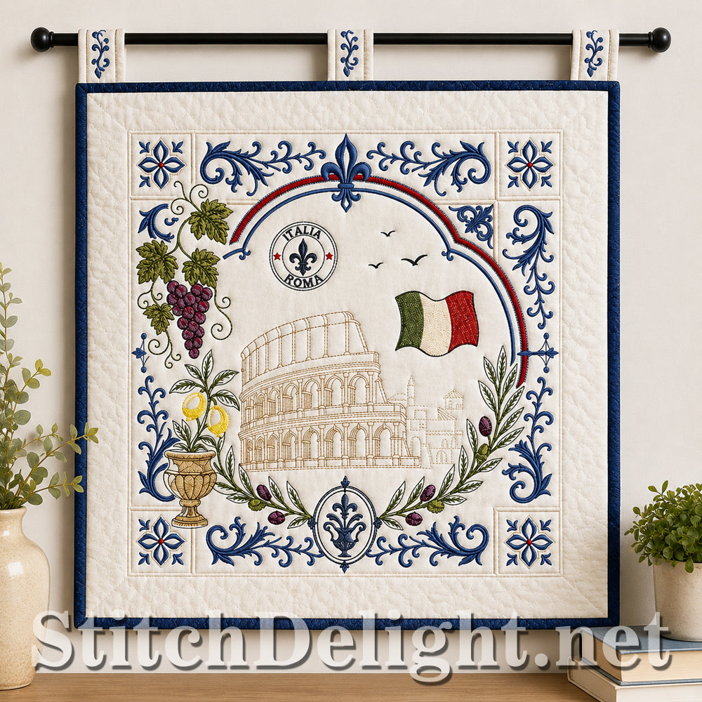 SDS5609 Around the World Quilt (Italy)