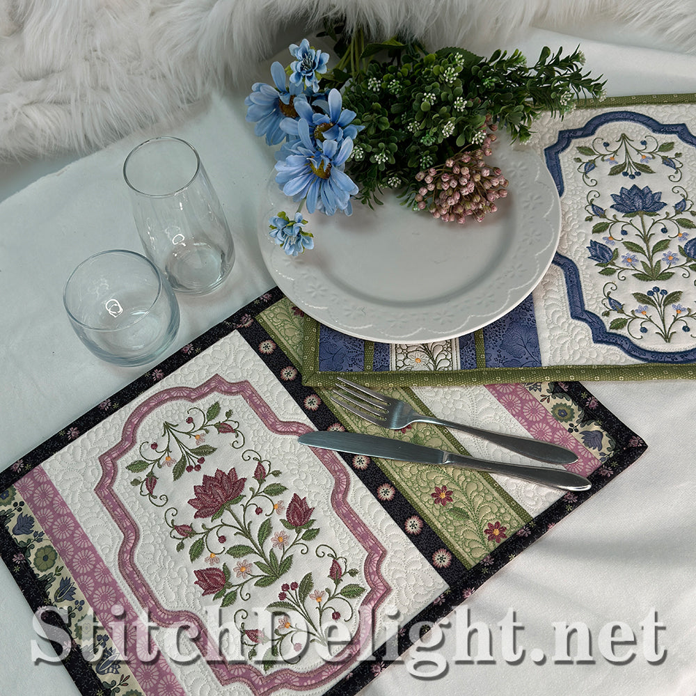 SDS4820 Lotus Flower Placemats
