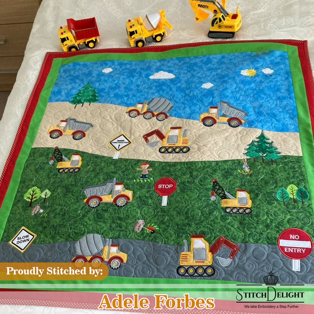SDS1519 Construction Trucks Applique