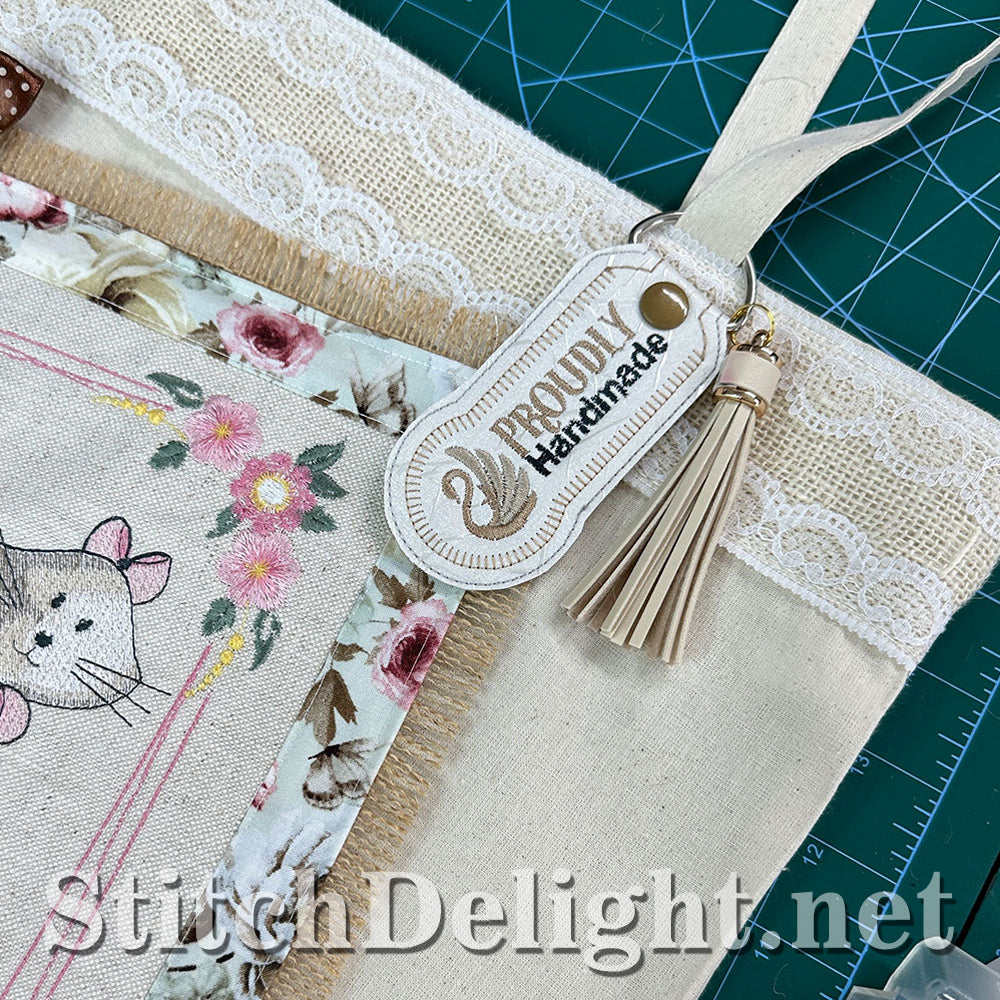 SDS4238 Proudly Handmade Keyfob