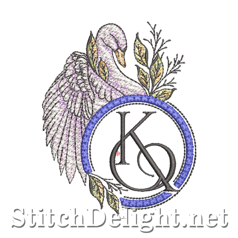 SDS4270 Elegant Swan Font K