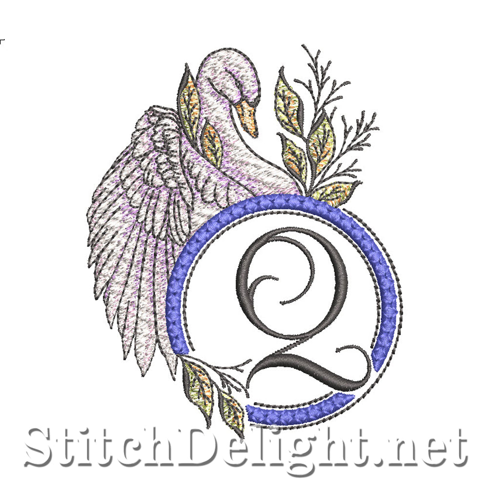 SDS4270 Elegant Swan Font Q
