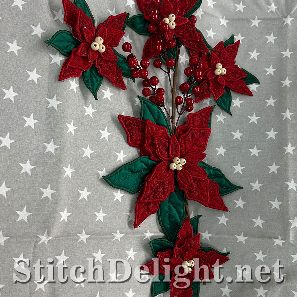 SDS4278 3D Poinsettia