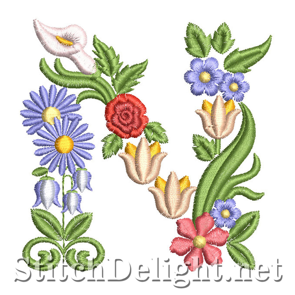 SDS4416 Flower Font