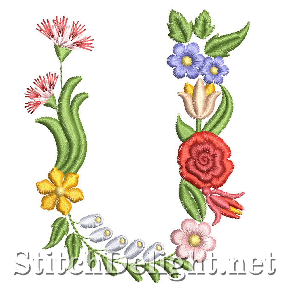 SDS4416 Flower Font