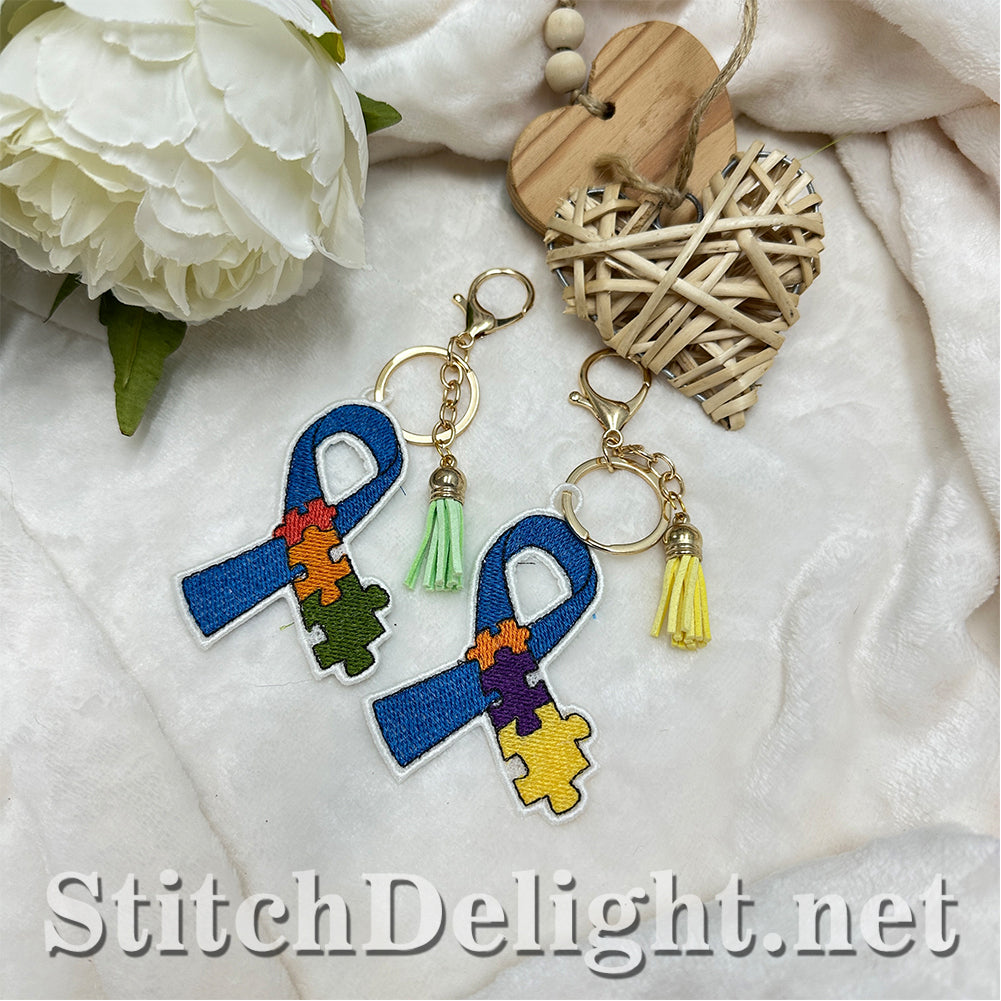 SDS4463 Autism FSL Ribbons