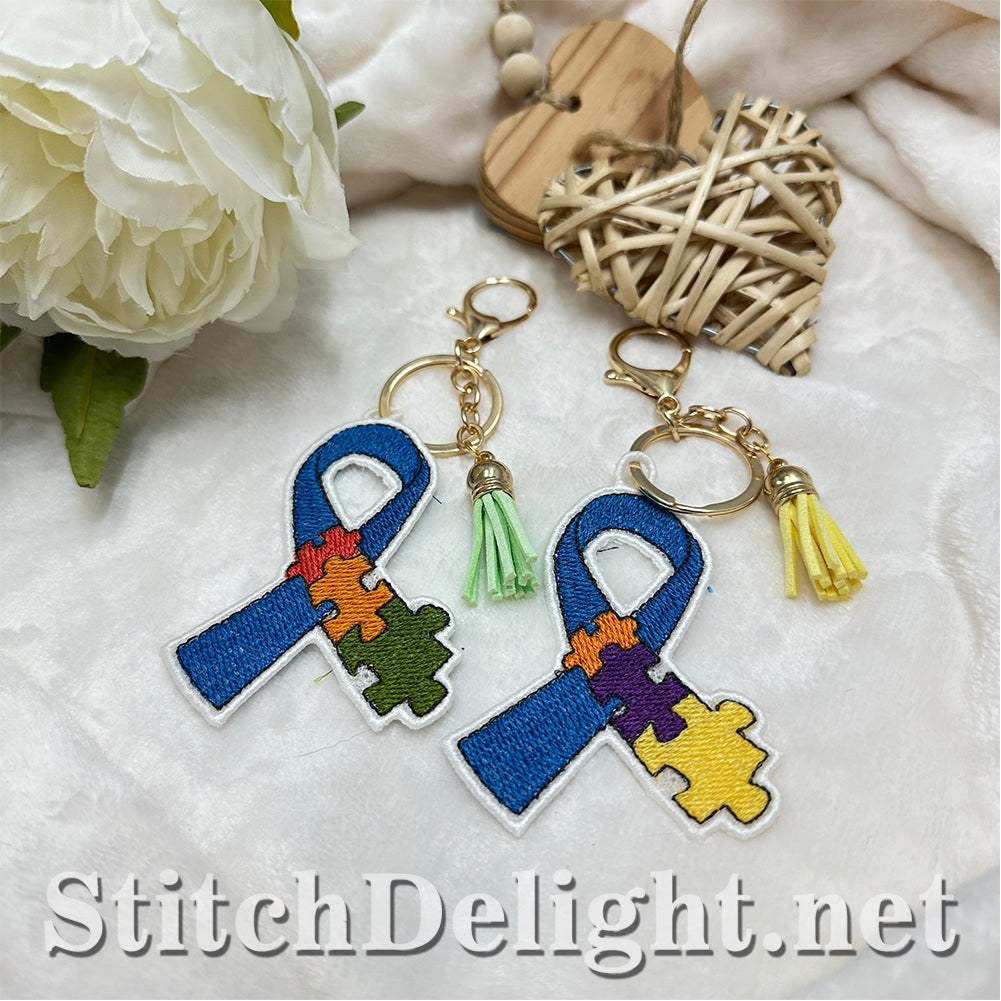 SDS4463 Autism FSL Ribbons