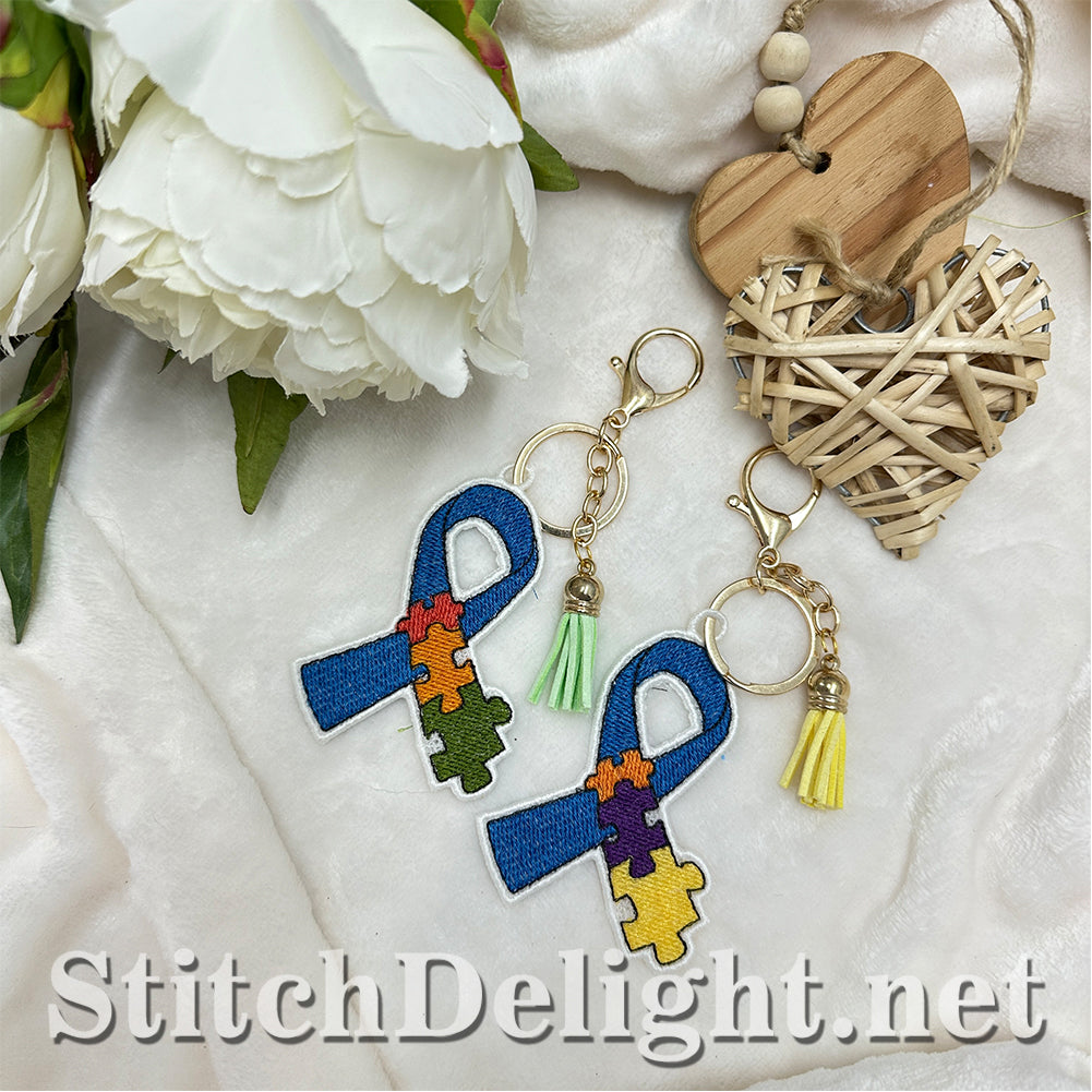 SDS4463 Autism FSL Ribbons