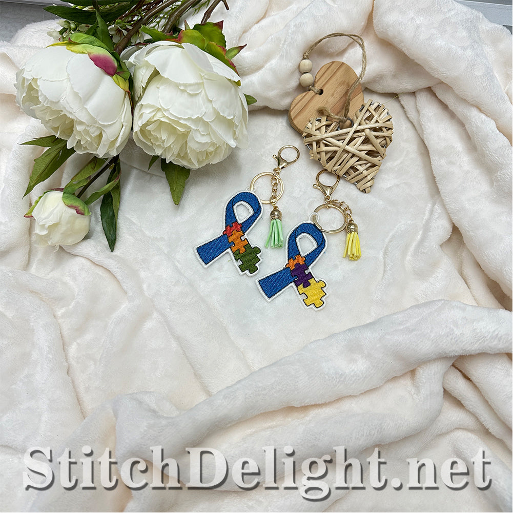 SDS4463 Autism FSL Ribbons
