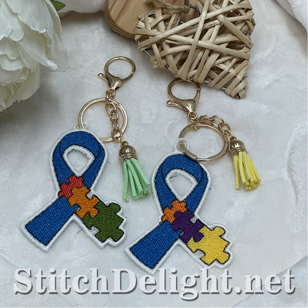 SDS4463 Autism FSL Ribbons