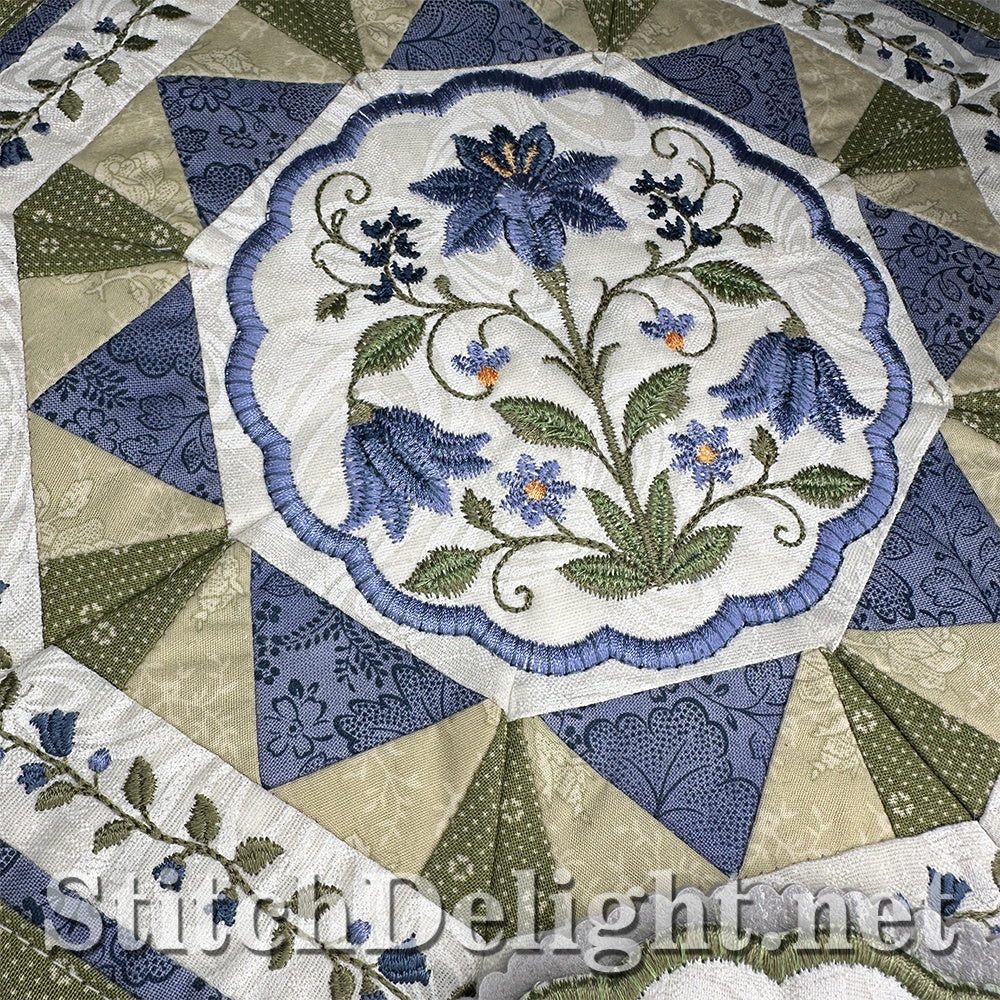 SDS4826 Blue Belle Potholders