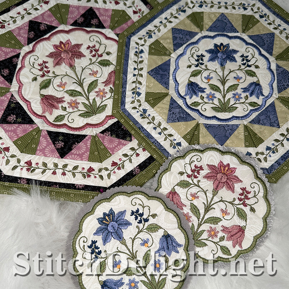 SDS4826 Blue Belle Potholders