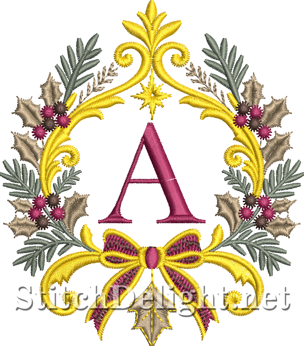 SDS4831 Christmas Monograms
