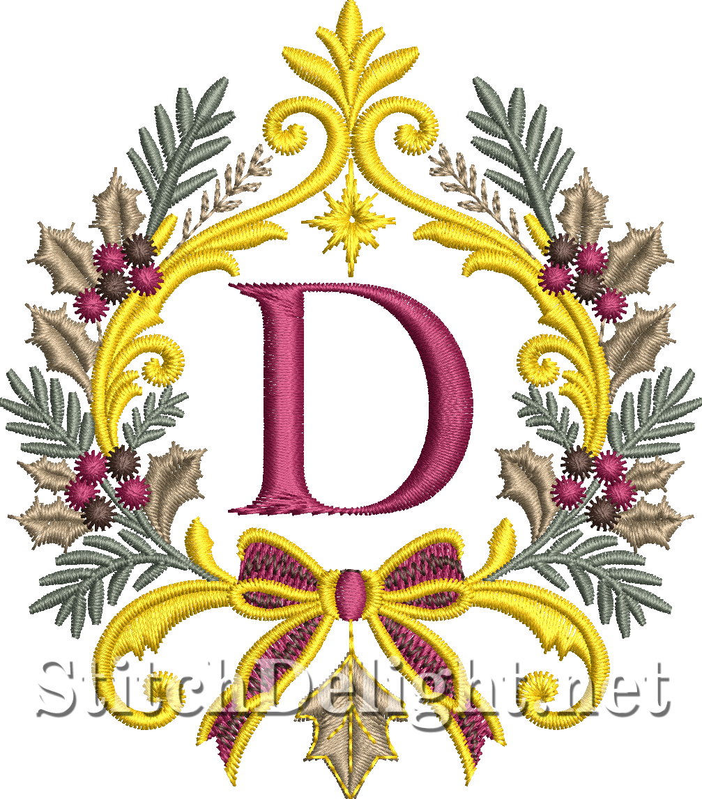 SDS4831 Christmas Monograms