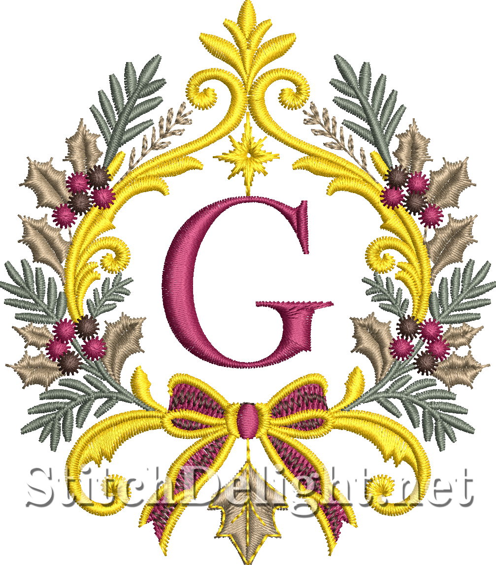 SDS4831 Christmas Monograms