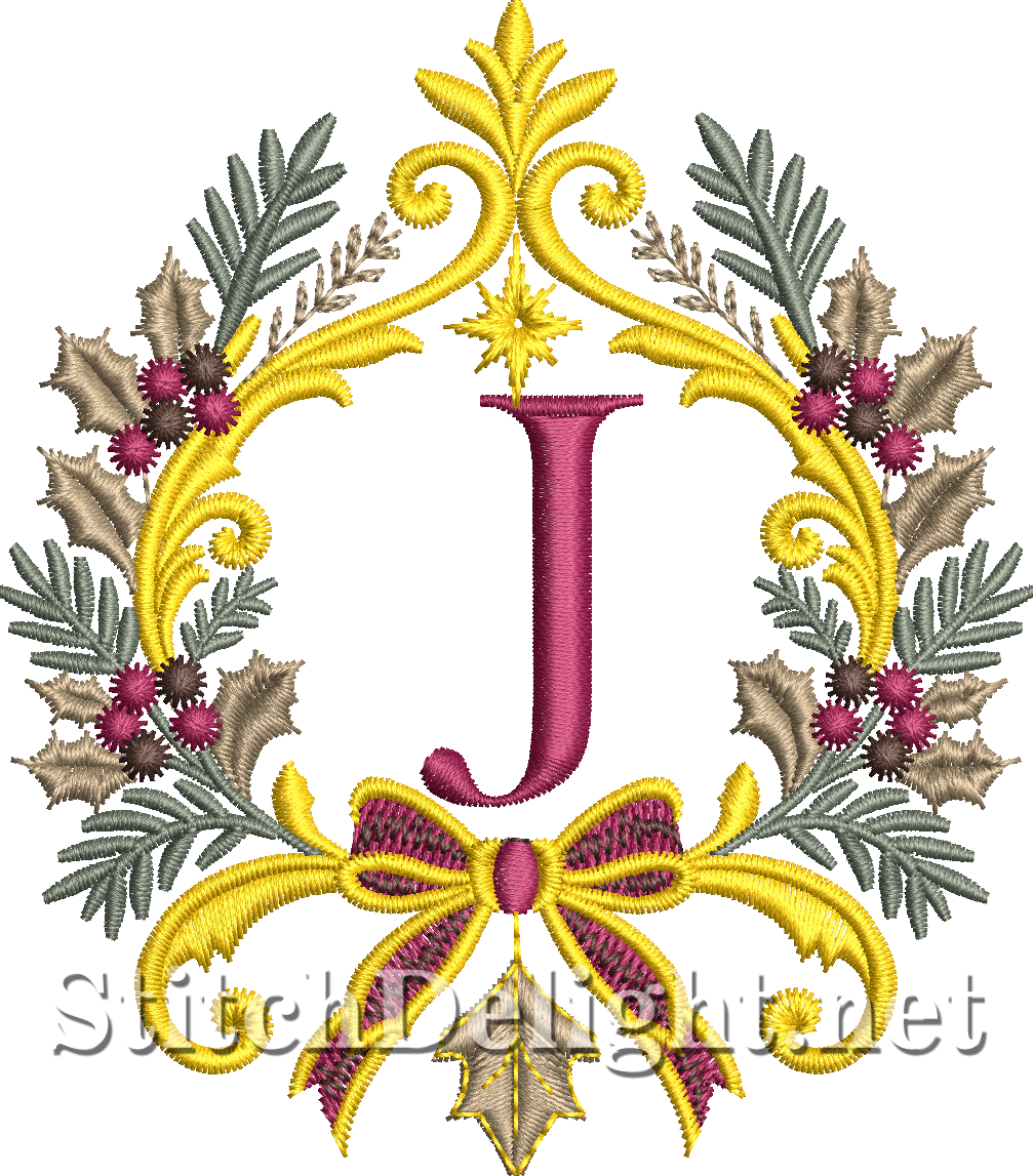 SDS4831 Christmas Monograms