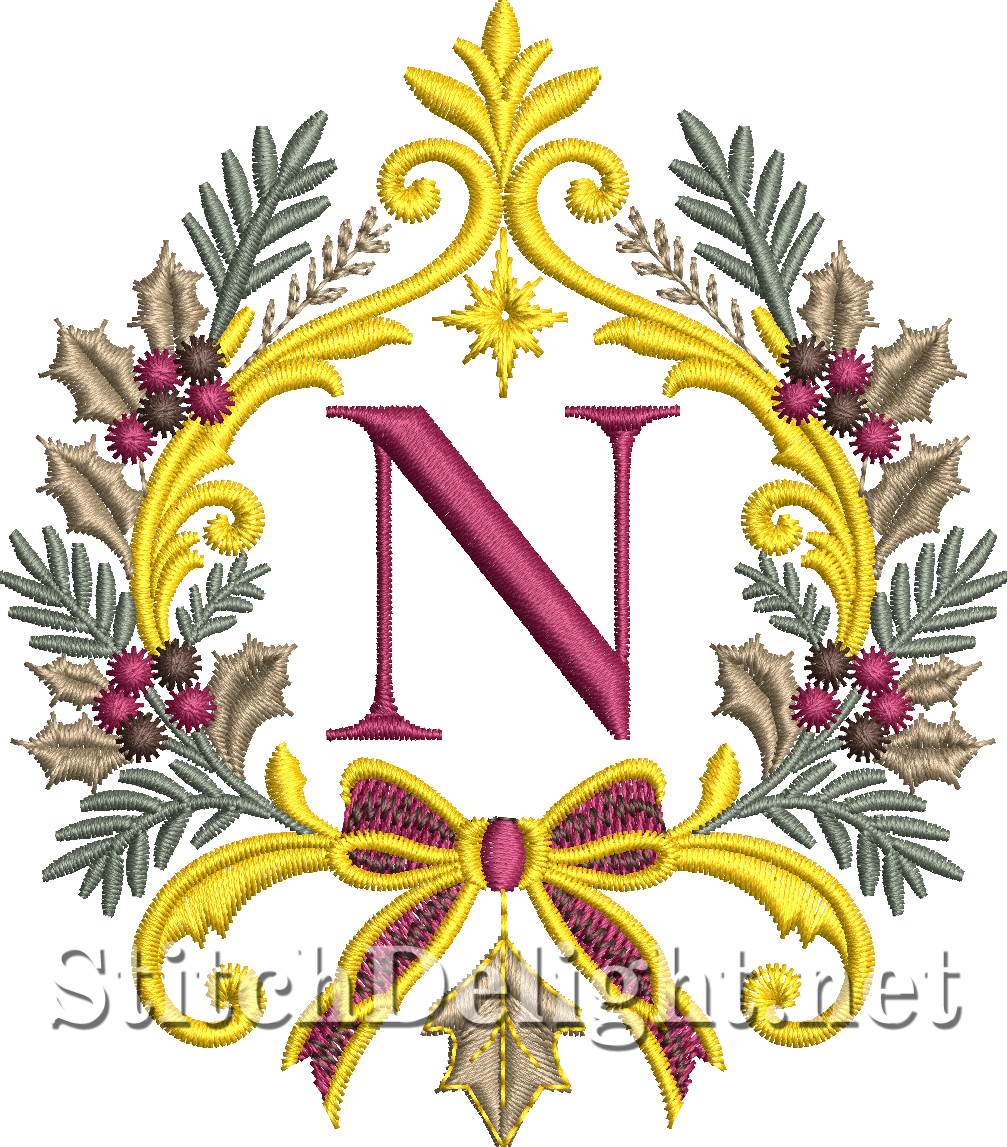 SDS4831 Christmas Monograms