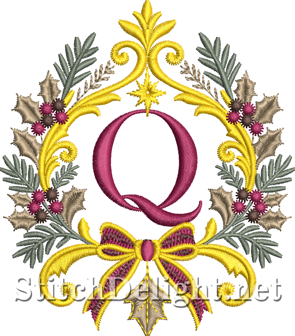 SDS4831 Christmas Monograms