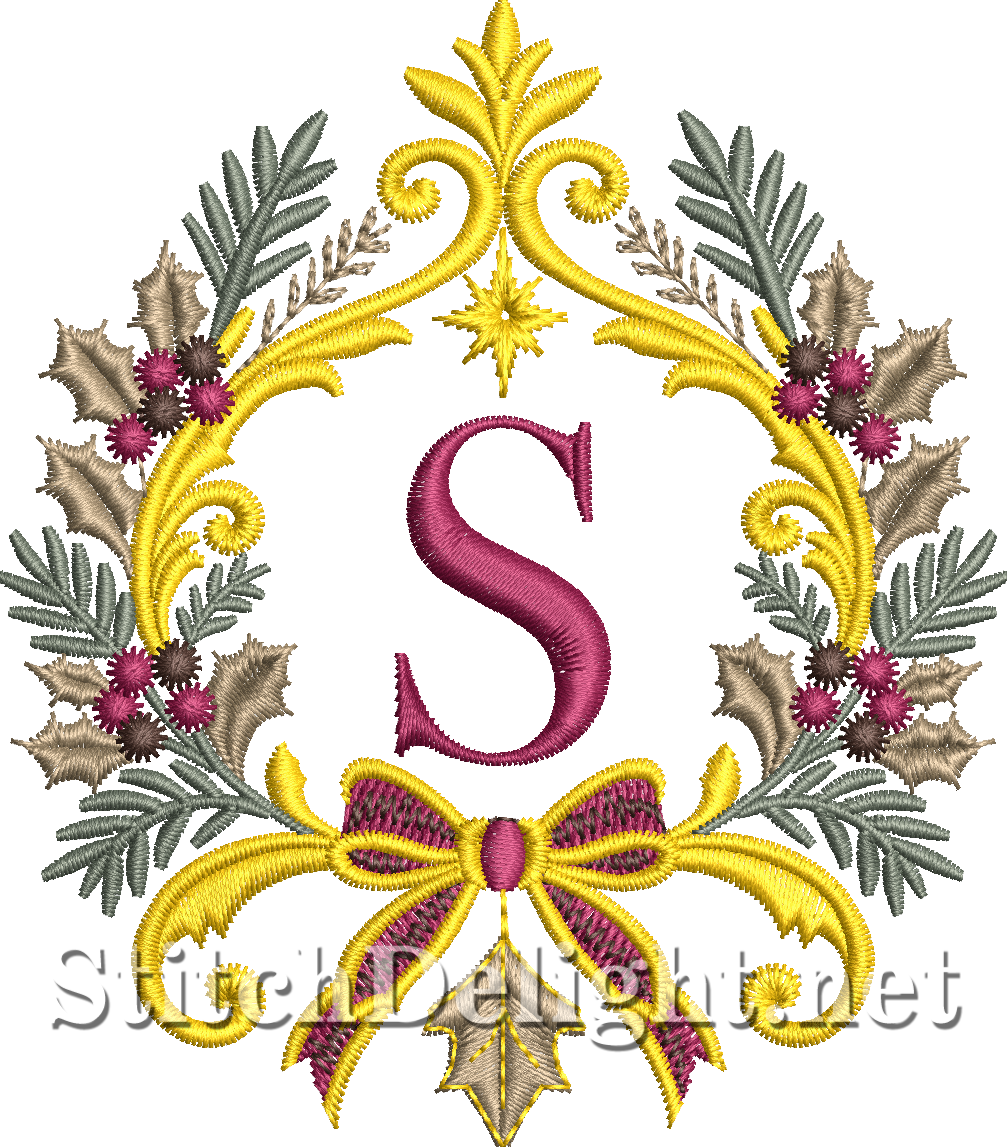 SDS4831 Christmas Monograms