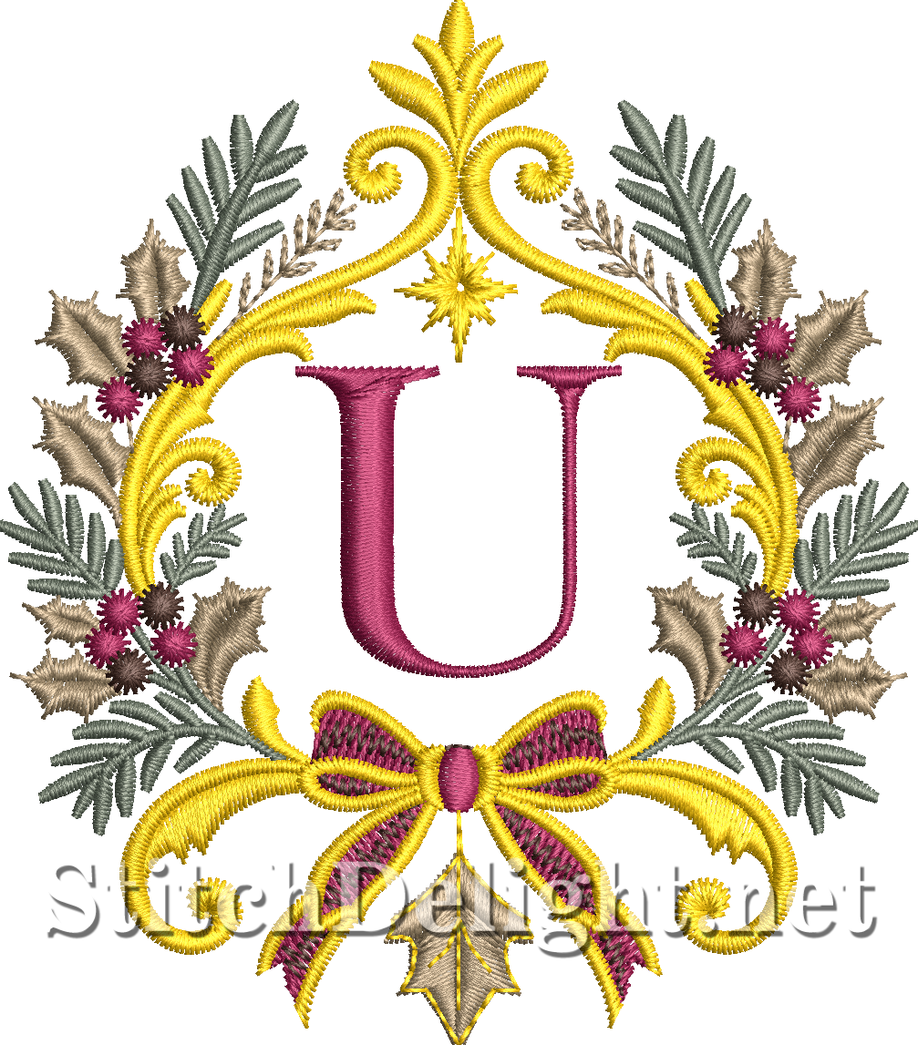 SDS4831 Christmas Monograms