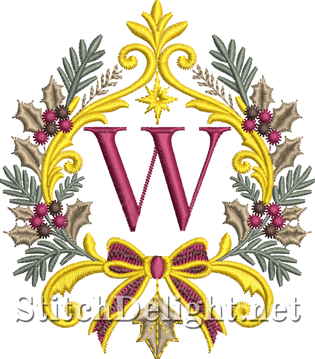 SDS4831 Christmas Monograms