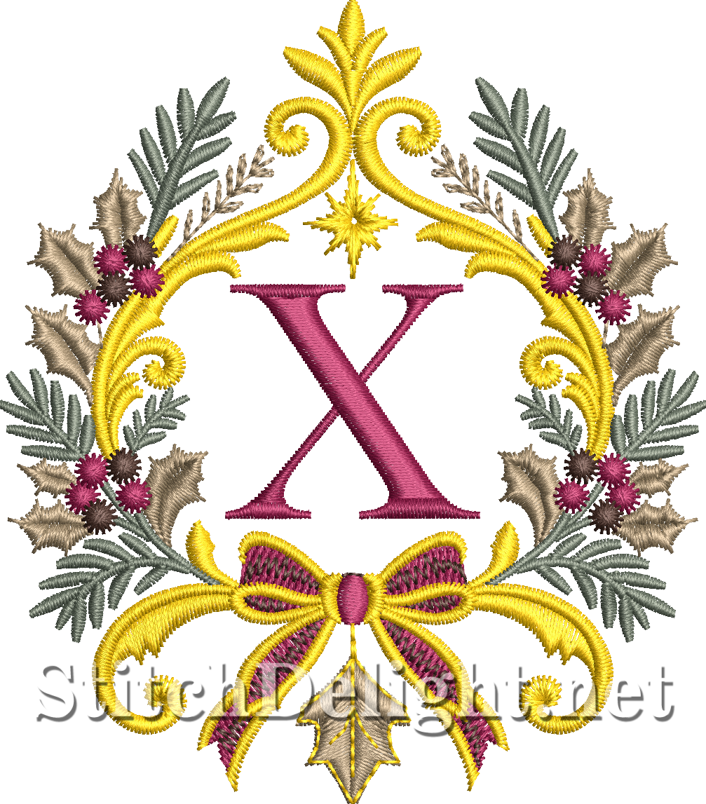 SDS4831 Christmas Monograms
