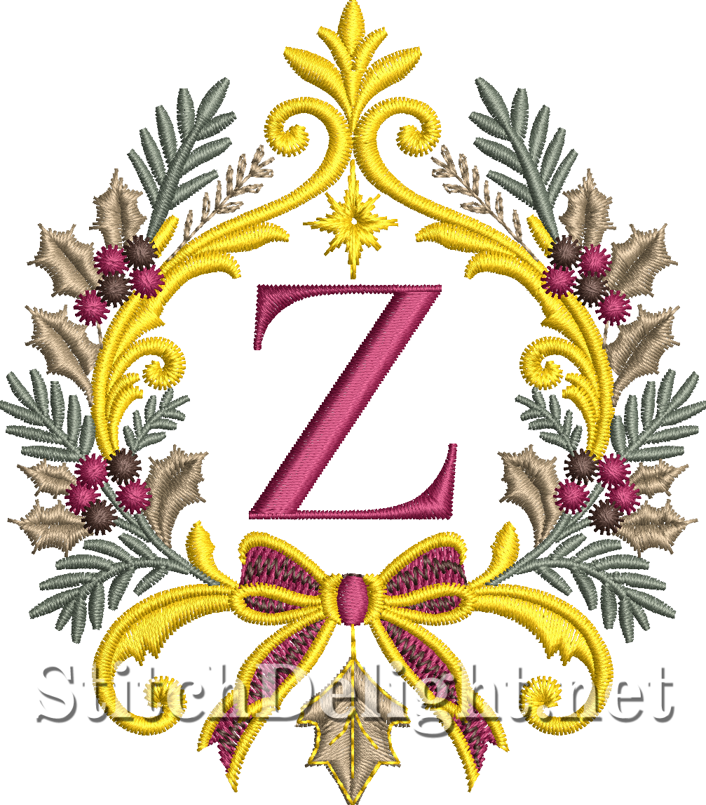 SDS4831 Christmas Monograms