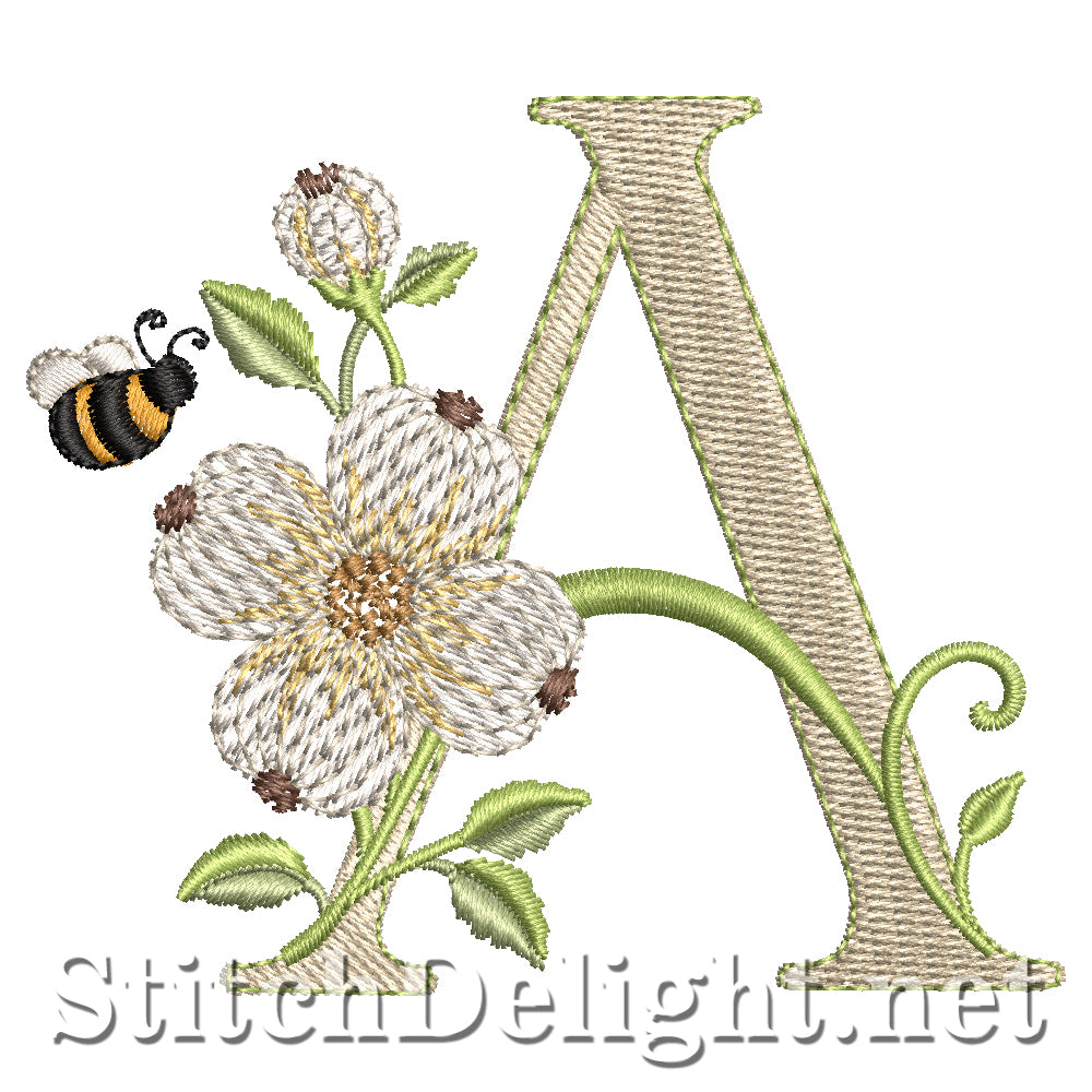 SDS4848 Dogwood Flower Font