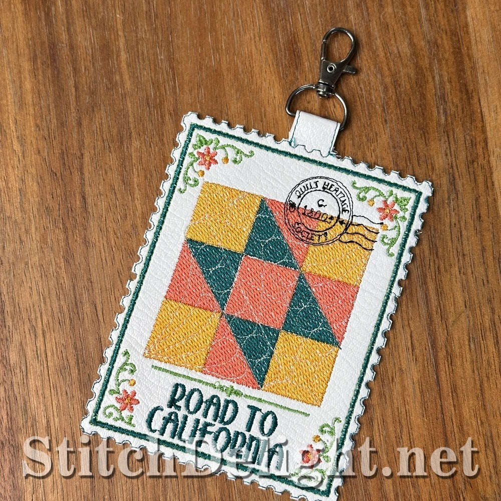 SDS4854 Road to California Quilt Stamp