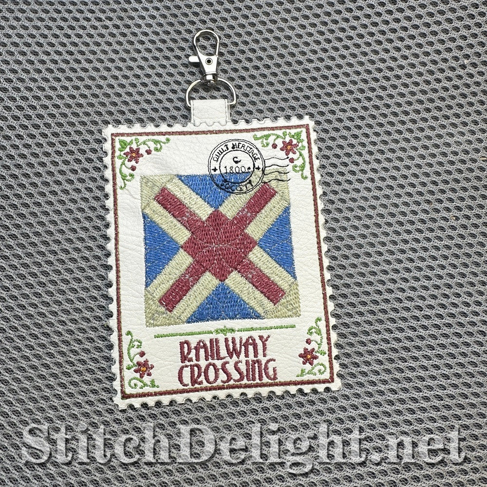 SDS4857 Railway Crossing Quilt Stamp